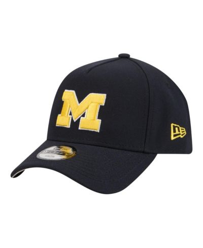 Регулируемая кепка New Era Michigan Wolverines 9FORTY A-Frame для детей