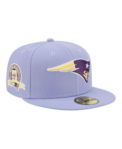New Era Men's Light Purple New England Patriots Lavender Bloom 59FIFTY Fitted Hat