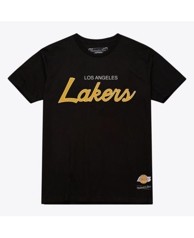 Mitchell & Ness Мужская винтажная футболка Los Angeles Lakers с логотипом