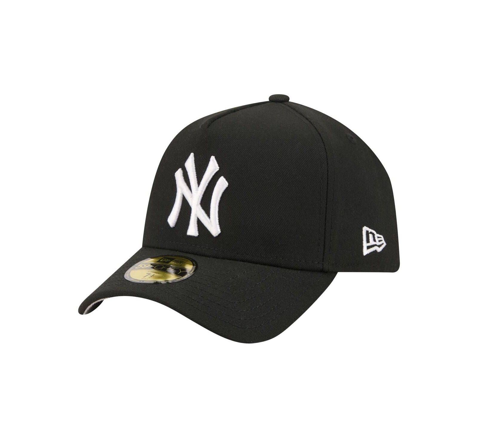 New Era Men's Black New York Yankees A-Frame 59FORTY Fitted Hat