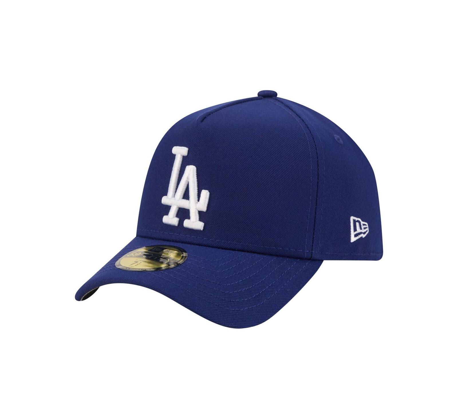 New Era Men's Royal Los Angeles Dodgers A-Frame 59FORTY Fitted Hat