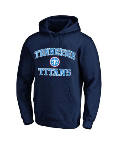 Fanatics Men's Navy Tennessee Titans Big & Tall Heart & Soul Hoodie
