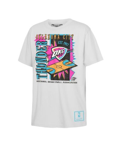 Детская футболка Mitchell & Ness Oklahoma City Thunder Neon Court Shock