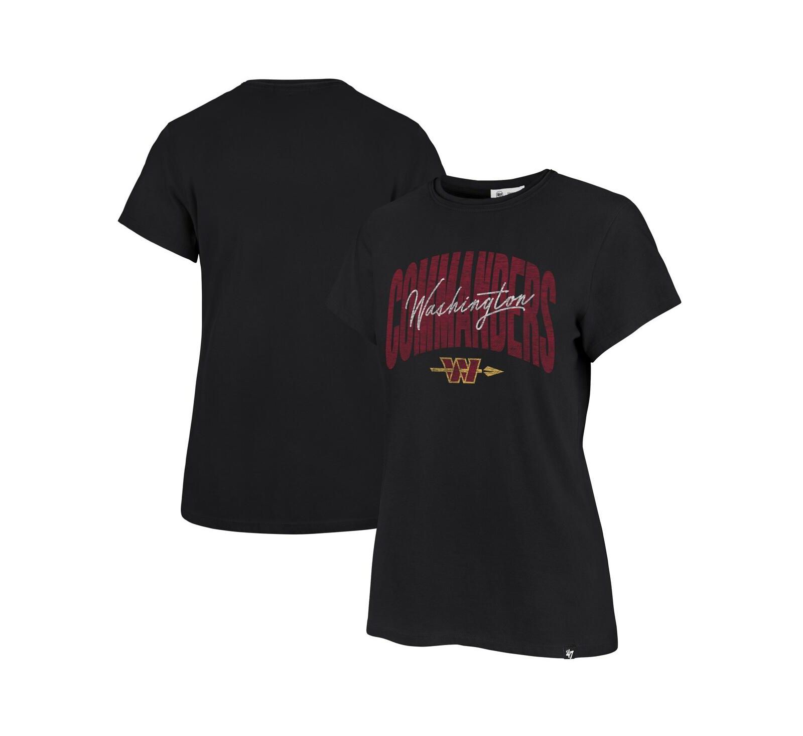 Женская футболка '47 Brand Washington Commanders Muse Frankie T-Shirt, черная
