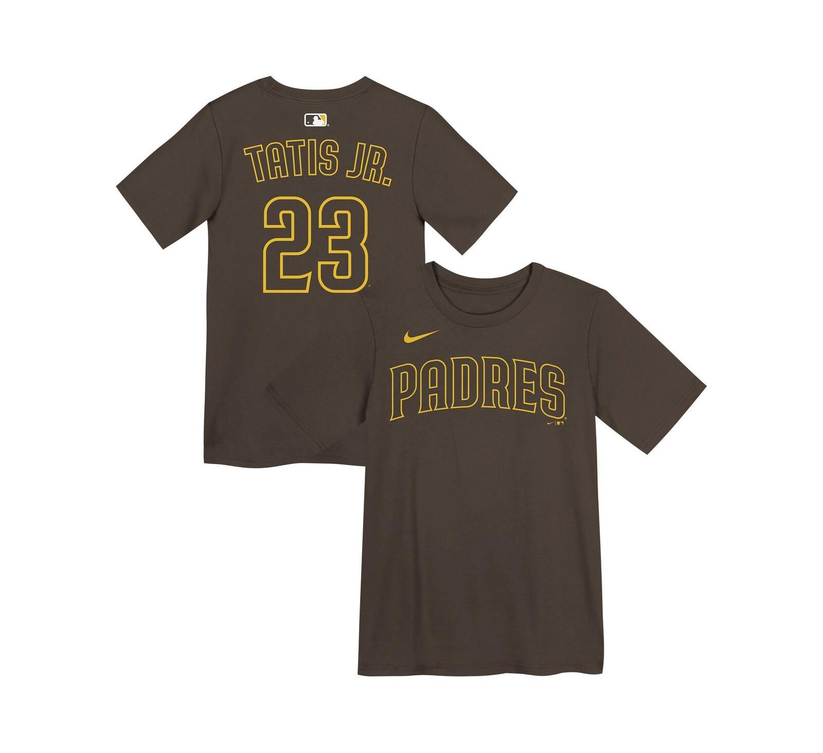 Nike Preschool Fernando Tatis Jr. Brown San Diego Padres Name and Number T-Shirt