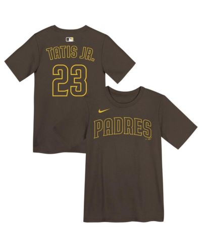 Nike Preschool Fernando Tatis Jr. Brown San Diego Padres Name and Number T-Shirt