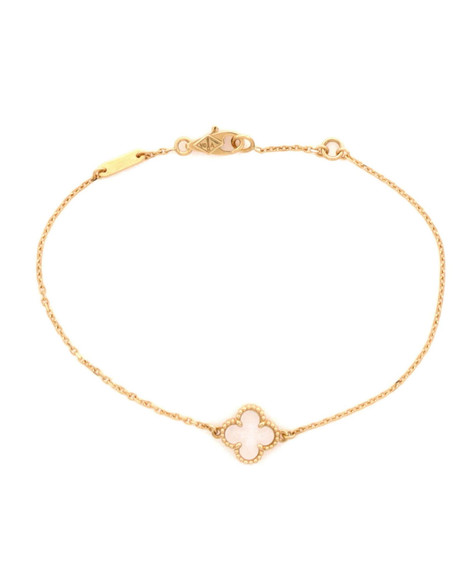 Pre-Owned Van Cleef & Arpels браслет Sweet Alhambra