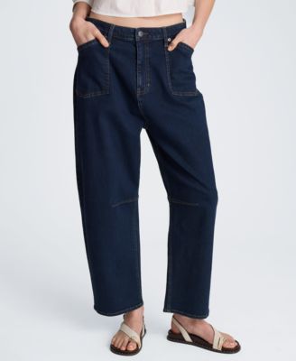 Женские джинсы Kenneth Cole High-Rise Barrel Leg