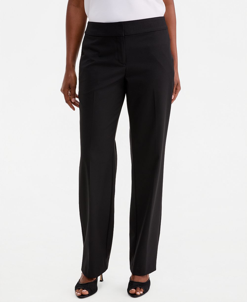 Kasper Women's Mid-Rise Straight Pants, Regular & Petite