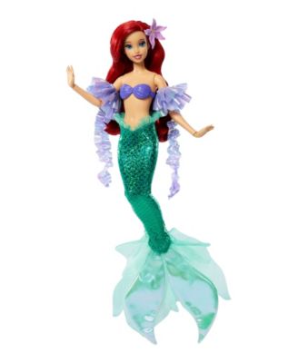 Кукла Disney Princess Ariel из серии Sparkling Princess Series со съемным хвостом и рукавами, возраст 4+