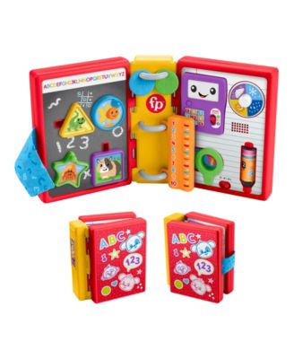 Fisher Price Laugh and Learn 123 Schoolbook Smart Stages  Interactive Book, Ages 6 Months+