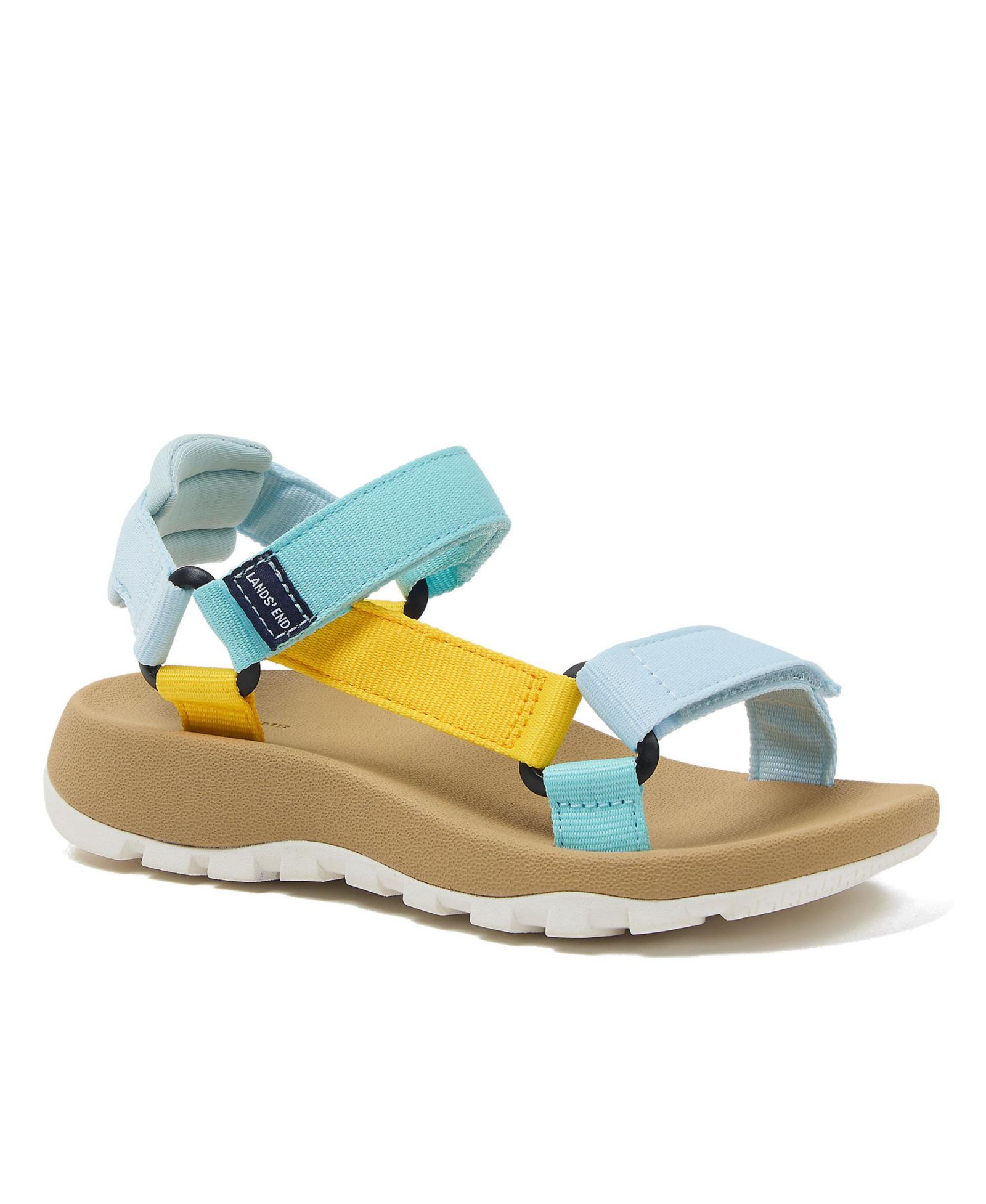 Lands' End Детский Colorful Traveler Sport Strap Sandals