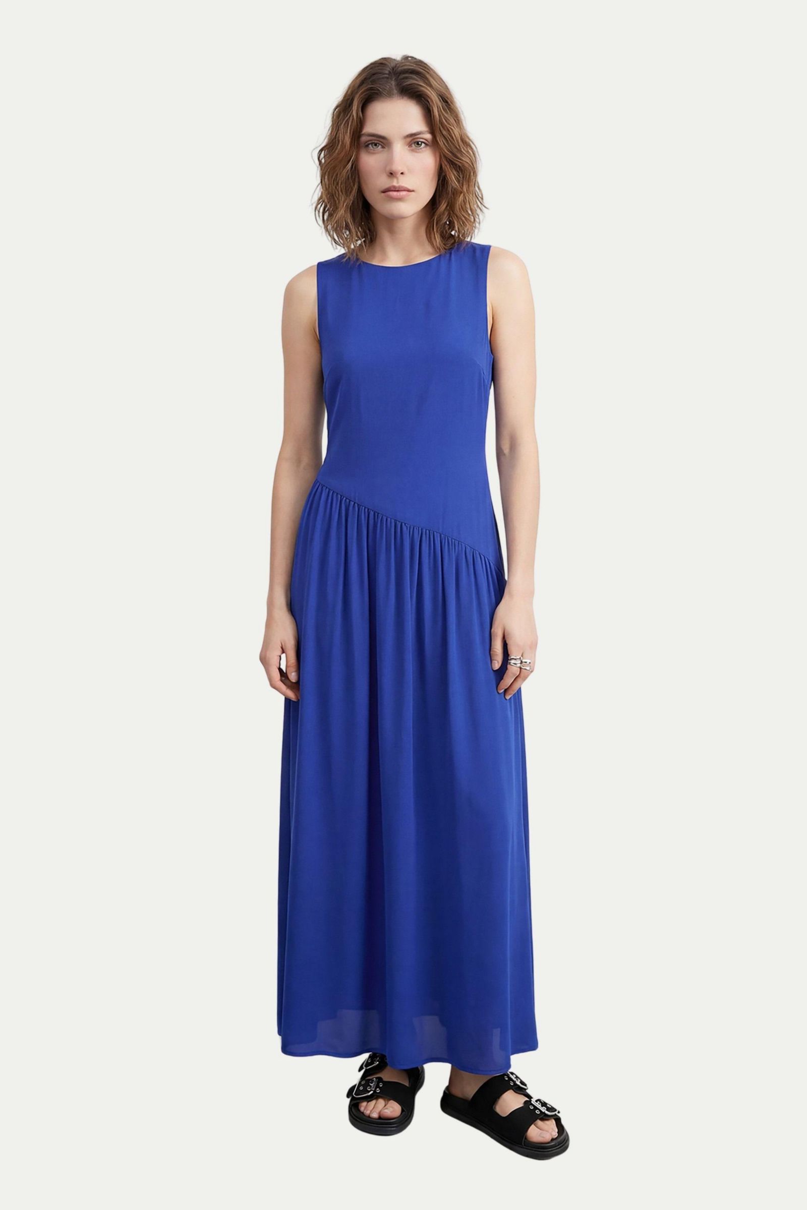 Макси-платье Warehouse Women's Dropped Waist Chiffon Tiered