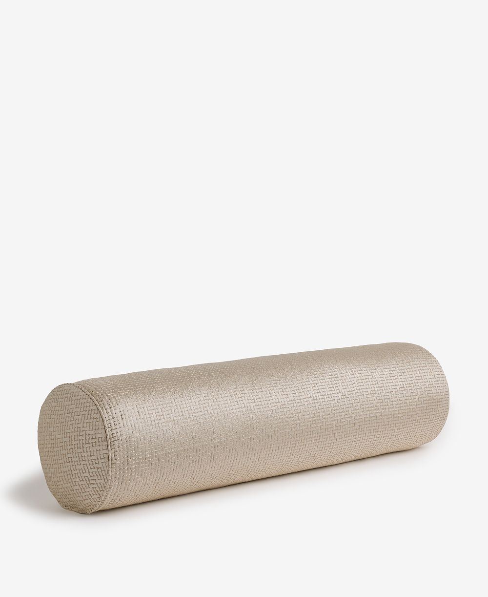 Hotel Collection Maze Jacquard Bolster Decorative Pillow, 8" x 30", Macy's Exclusive