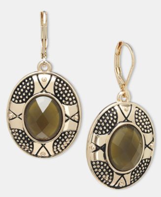 Серьги Style & Co Green Jewel Drop