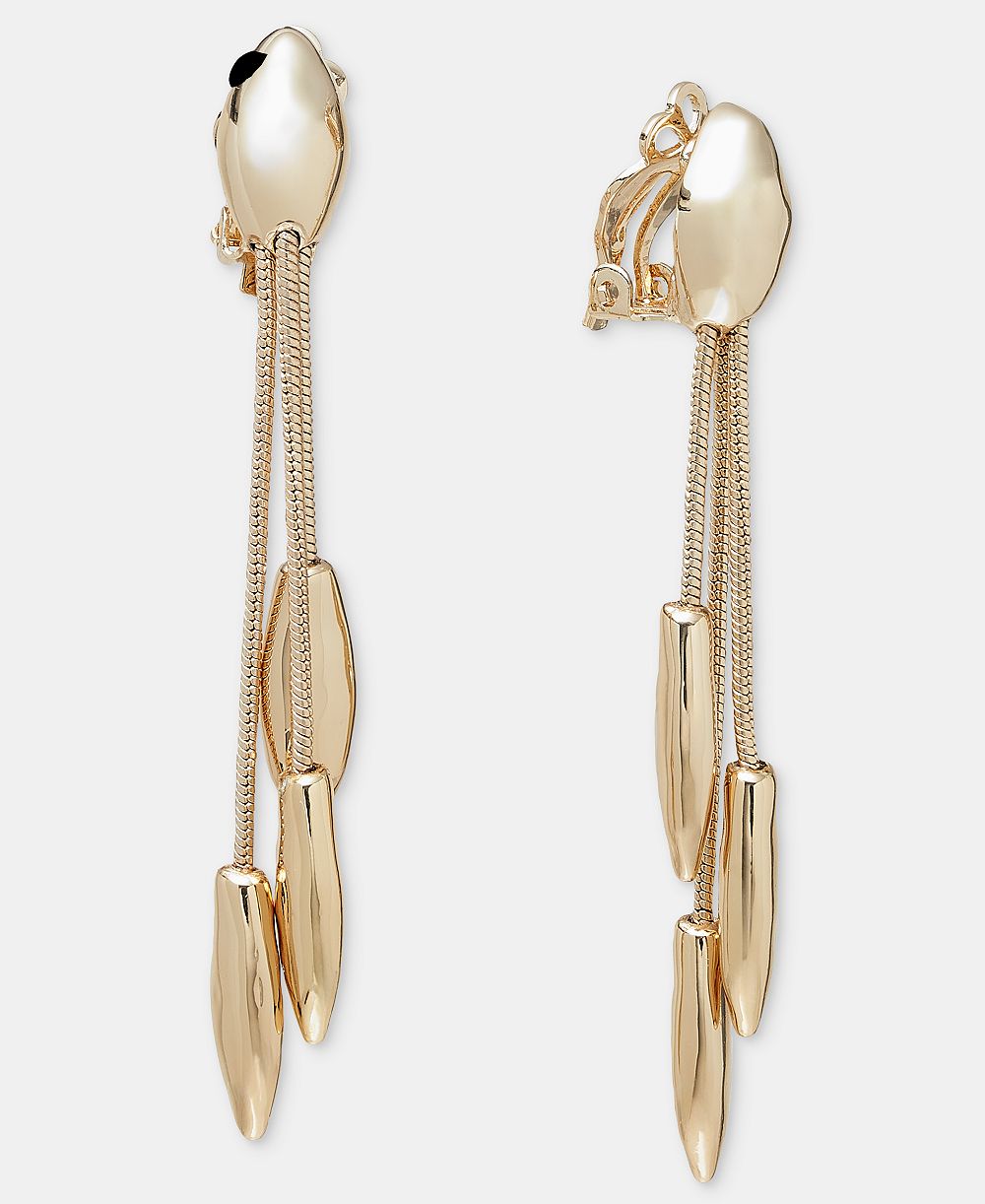 Style & Co серьги Shaky Chain Clip-On