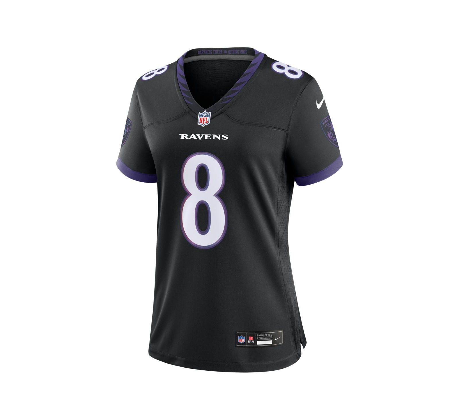 Nike Женская джерси Lamar Jackson Baltimore Ravens Black