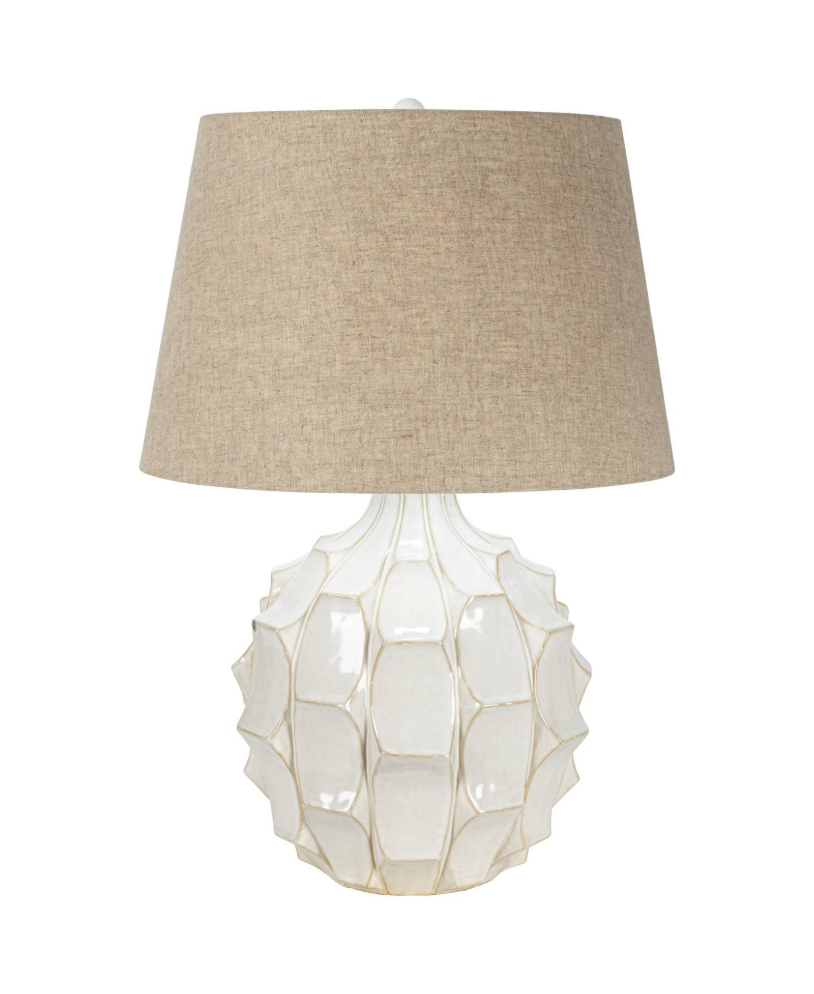 Possini Euro Design Mid-Century Modern Table Lamp with USB Charging Port 26.5" Linen Drum Shade Living Room Bedroom