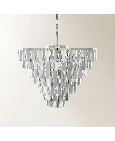 Z Gallerie Avenue Crystal Chandelier 28.5