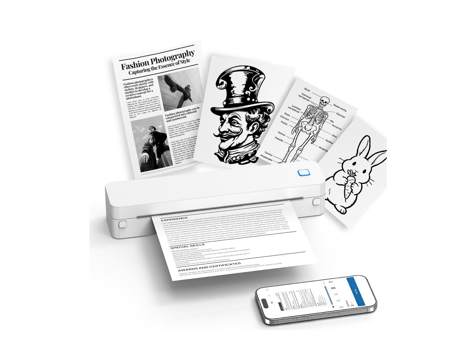 SWIFINT D830 Wireless Thermal Portable Printer