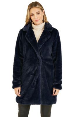 Yumi Women's Faux Fur Coat