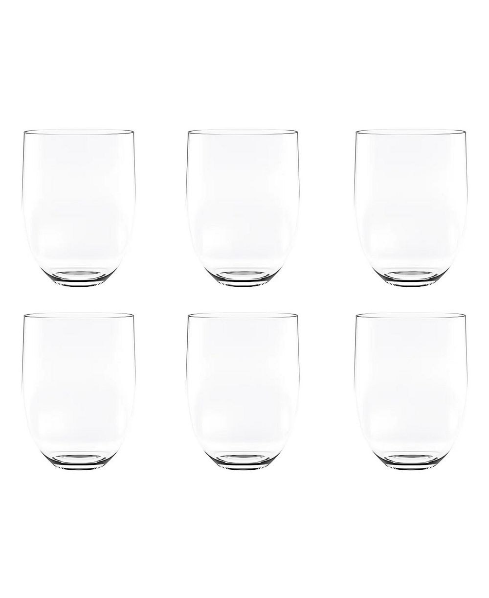 Abode Homewares набор акриловых бокалов для вина без ножки Quatro, 6 шт