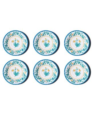 Abode Homewares Montelupo NewWave меламиновые салатные тарелки (набор 6 шт.)