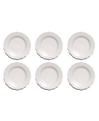 Abode Homewares тарелки меламин Scallop NewWave, набор из 6 шт