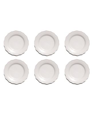 Abode Homewares тарелки для салата Scallop NewWave Melamine, набор из 6 шт