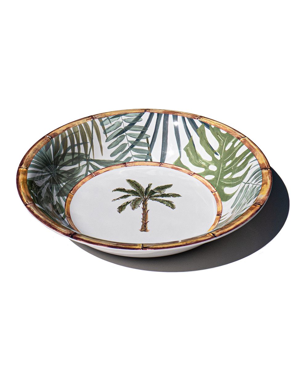 Сервировочная чаша Abode Homewares Rainforest Palm 13.8" Melamine