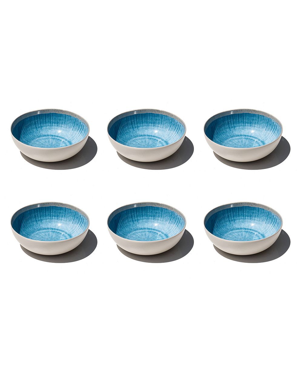 Abode Homewares набор из 6 меламиновых мисок Coastal Reactive NewWave