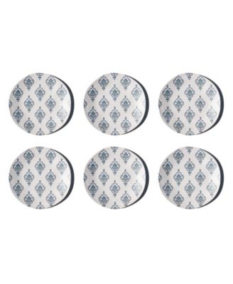 Набор обеденных тарелок Abode Homewares Kashmir NewWave из меламина, 6 шт.