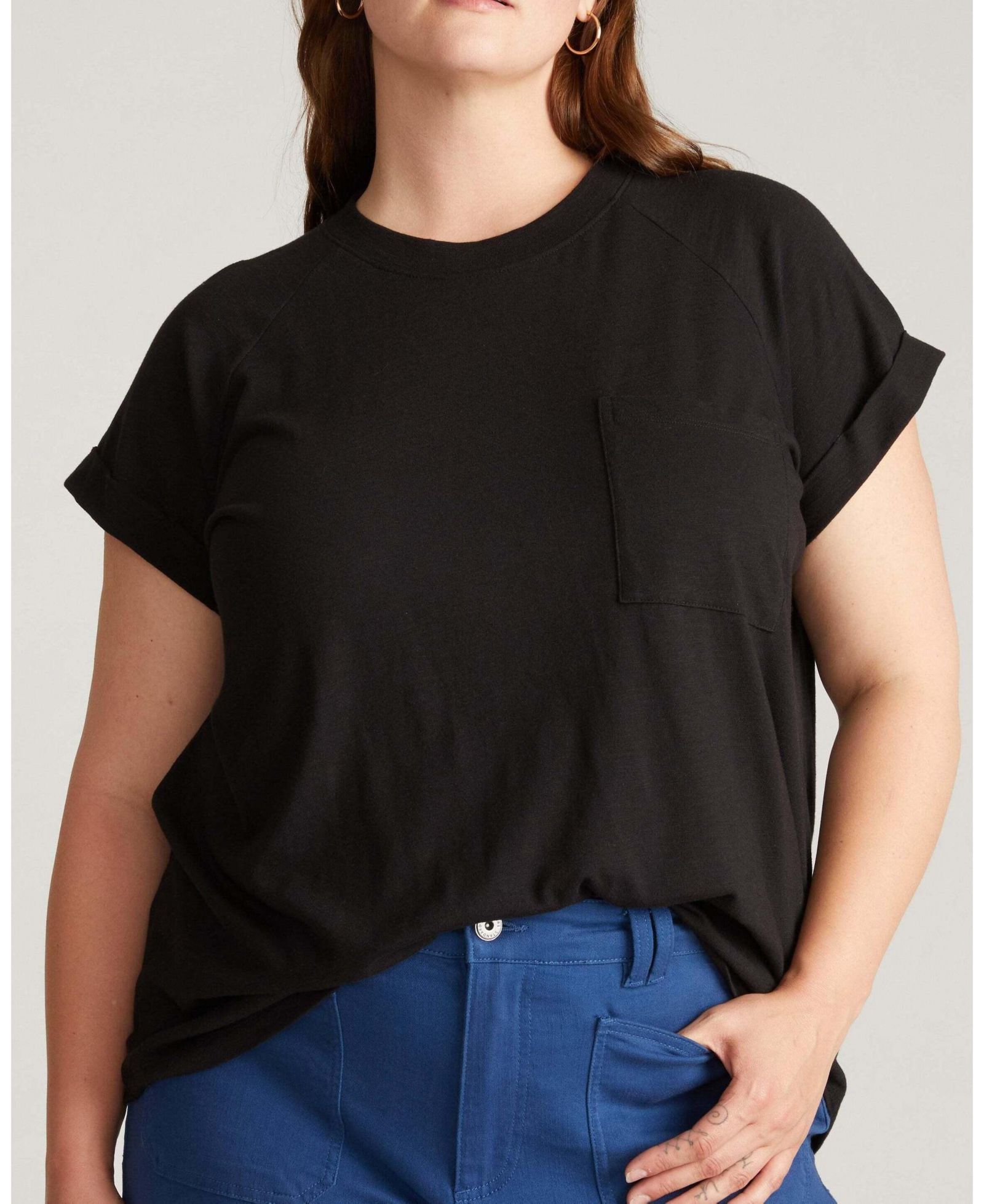 Universal Standard Plus Size легкая футболка Boy Tee