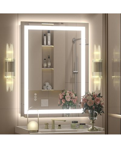 Зеркало для ванной комнаты Apmir с LED подсветкой и антизапотеванием, закаленное стекло