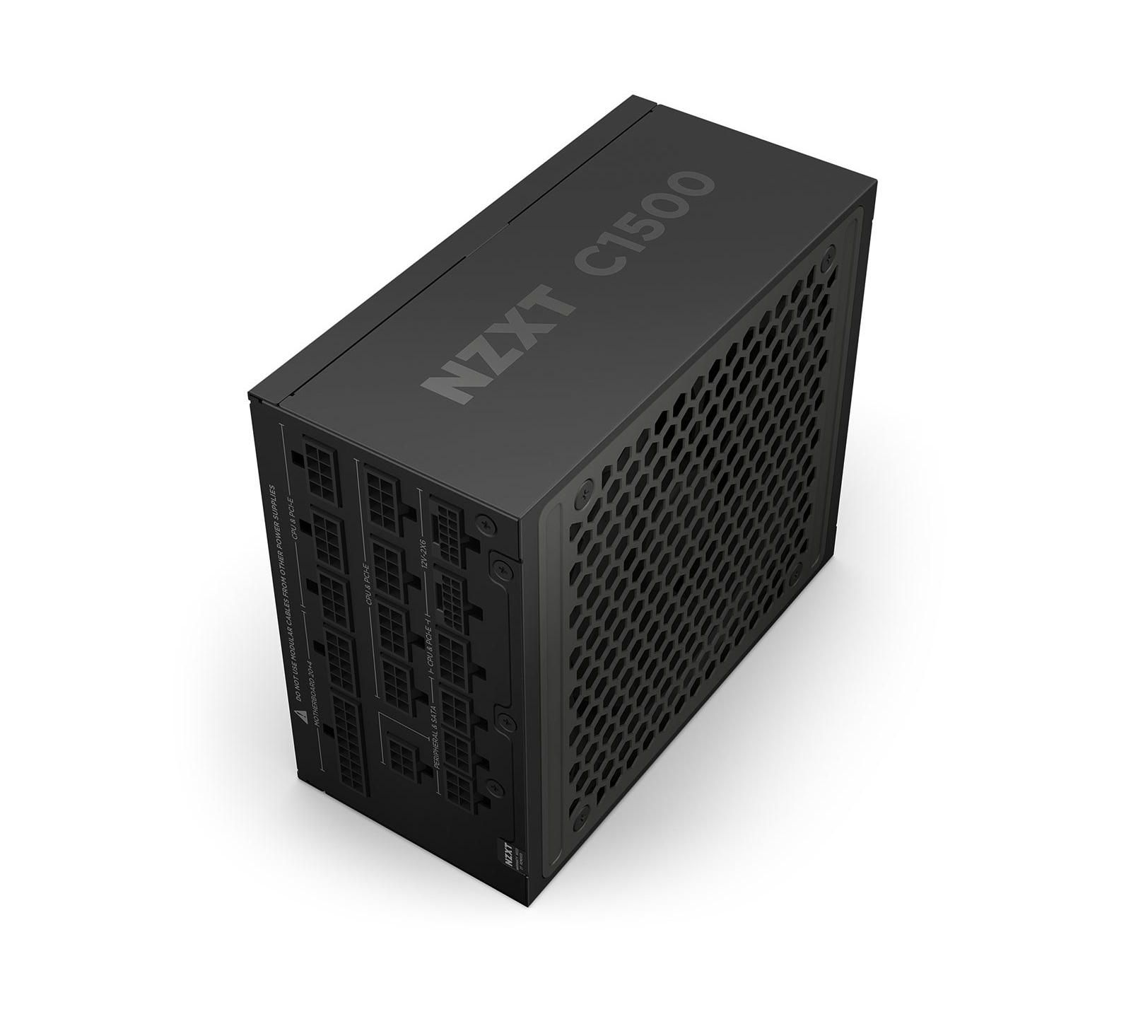 NZXT C1000 Gold 1000W 80+ Gold Certified Fully Modular ATX 3.1 PSU, Black
