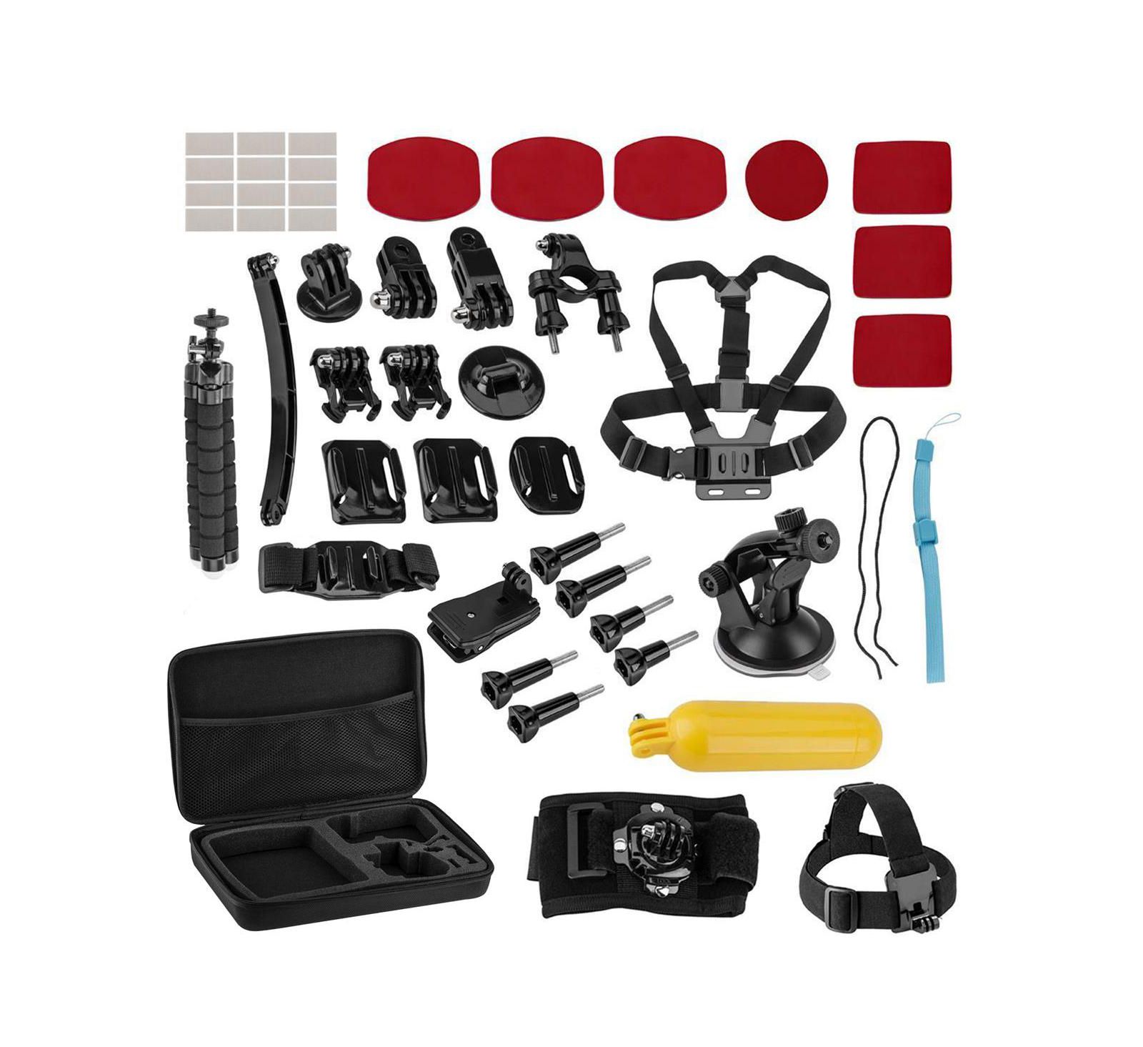 Froggi GO2 Extreme Sports 47-Piece Action Camera Accessory Kit for GoPro-Style Cameras