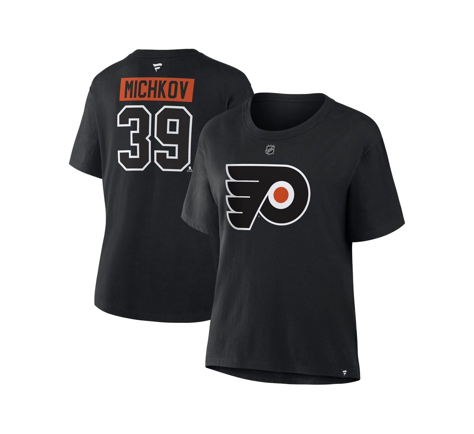 Женская футболка Fanatics Matvei Michkov Philadelphia Flyers