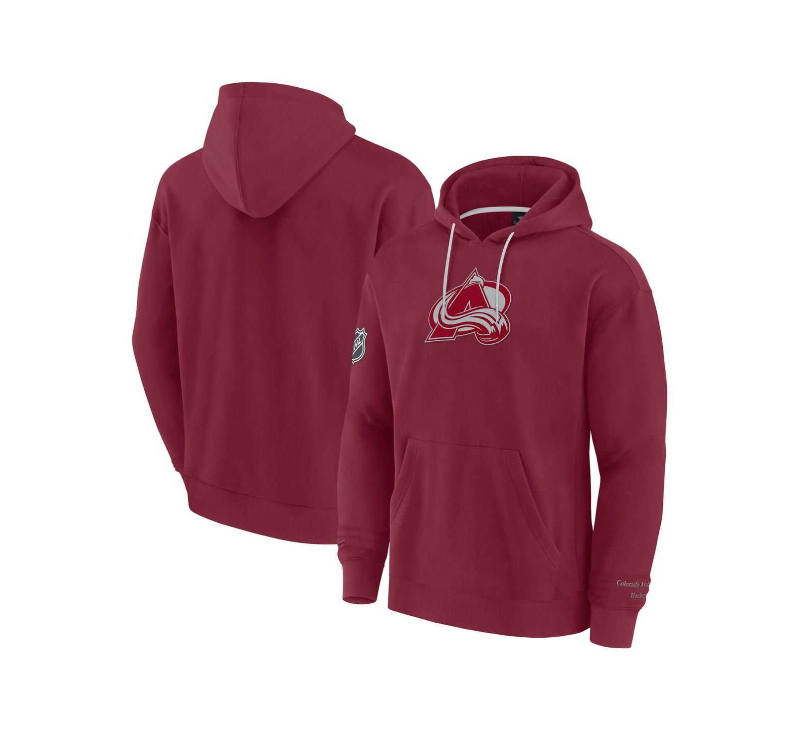 Мужское худи Fanatics Burgundy Colorado Avalanche Elements Pace Pullover