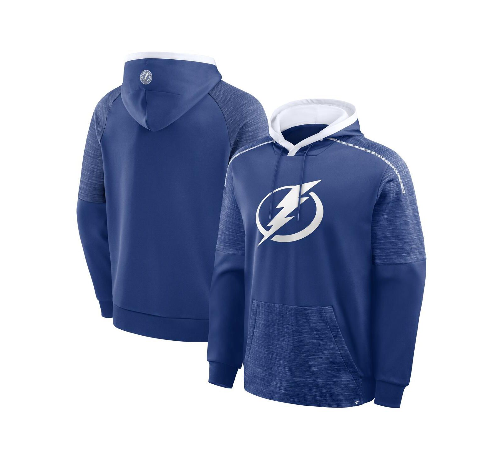 Fanatics Men's Blue Tampa Bay Lightning Goaltender Defender Pullover Hoodie