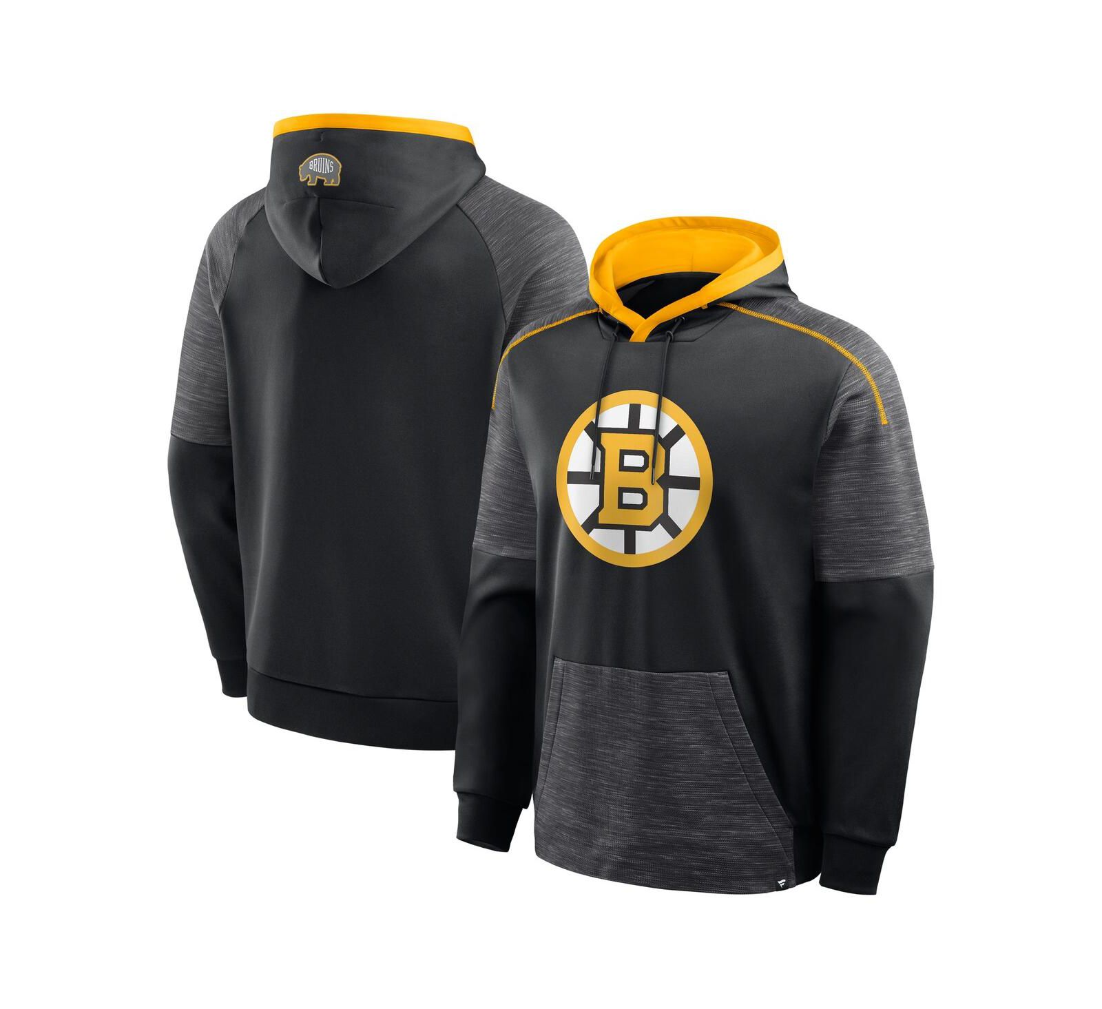 Мужское худи Fanatics Boston Bruins Goaltender Defender Pullover