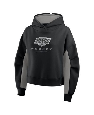 Fanatics Женское черное худи Los Angeles Kings Boxy