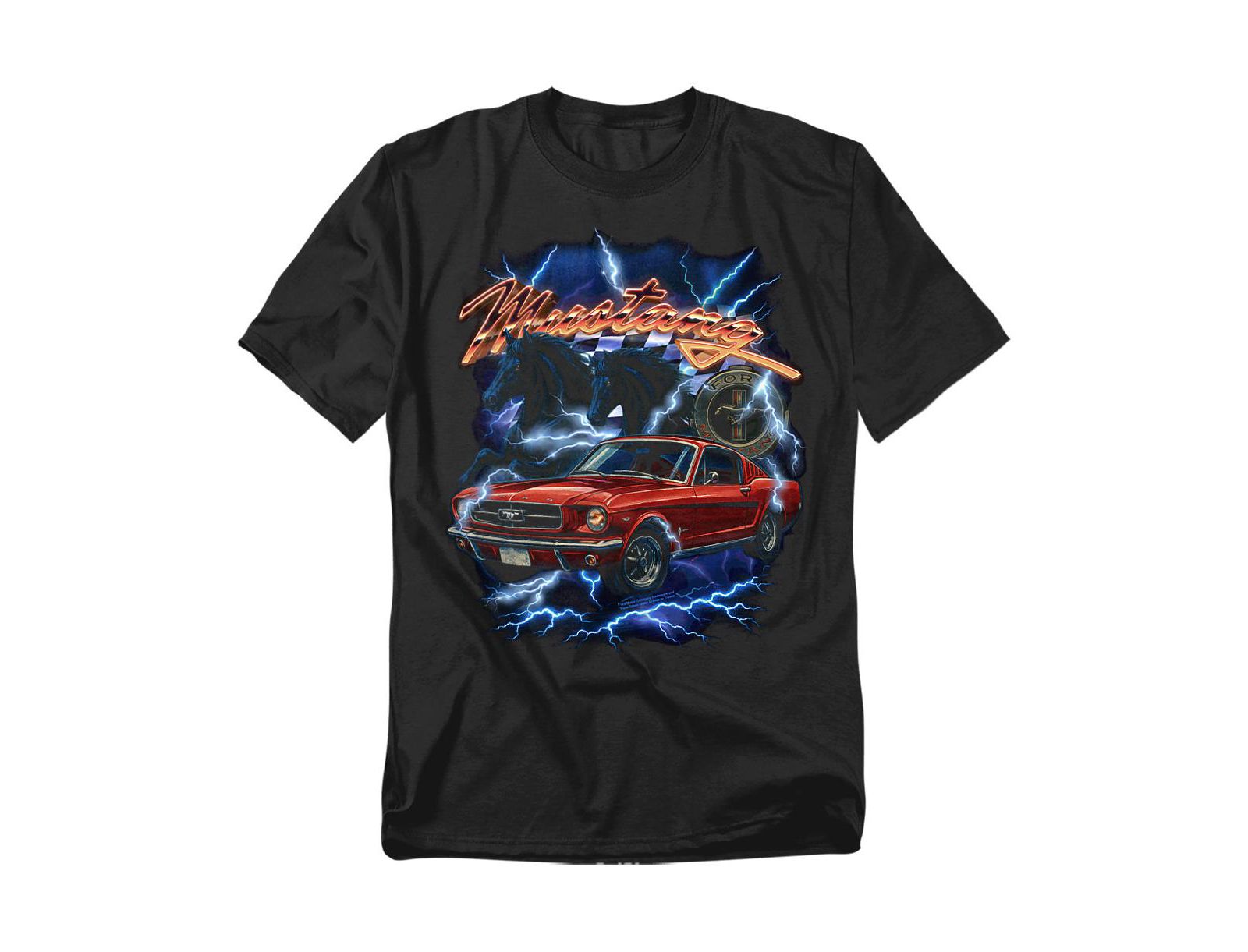 Mustang Men's Ford Thunder Band T-Shirt