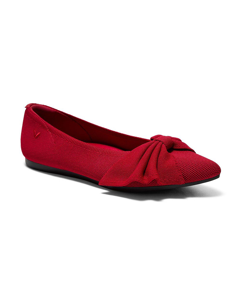 VIVAIA Women's Azura Pointed-Toe Bow Flats