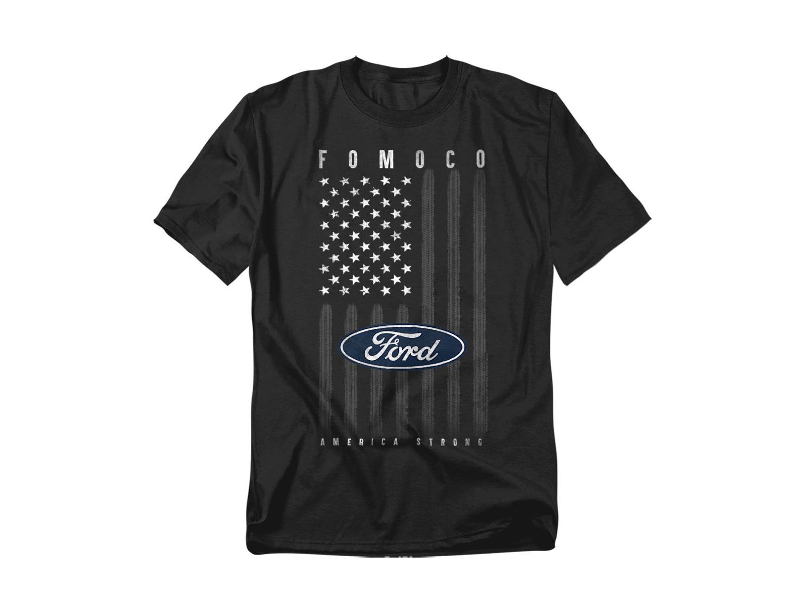 Мужская футболка Mustang Ford USA Flag