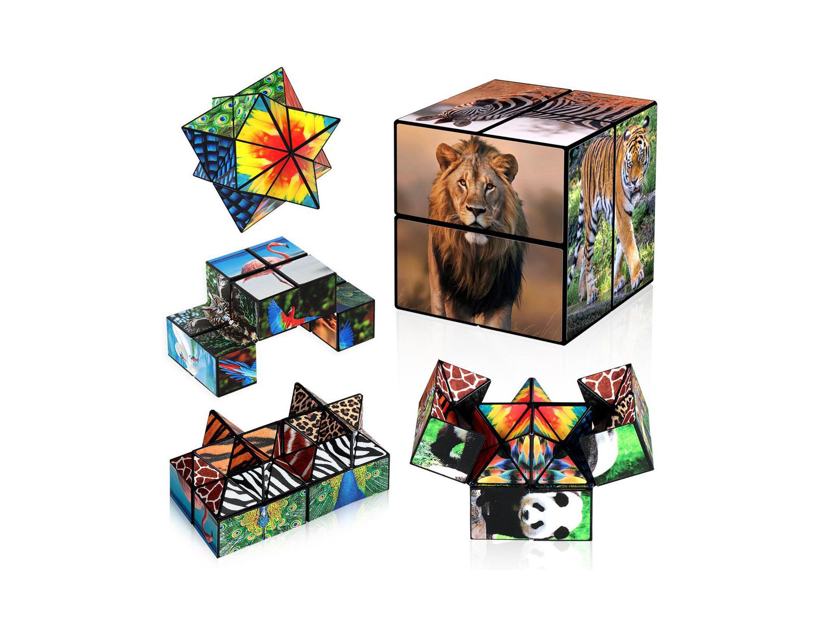Fidget Cube 2-in-1 Animal theme от Bruce & Shark