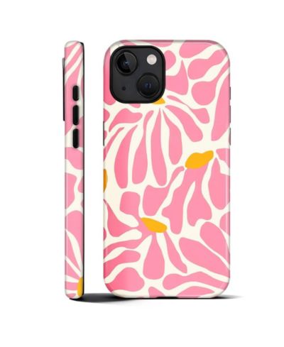 GONEZ Dual-Layer Shockproof Floral Case for Apple iPhone 15 Plus