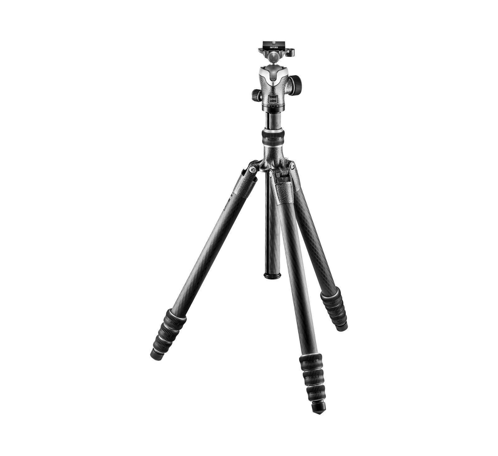 Gitzo GT2545T Traveler Series 2 Carbon Fiber Tripod with Center Ball Head GH1382QD for Cameras
