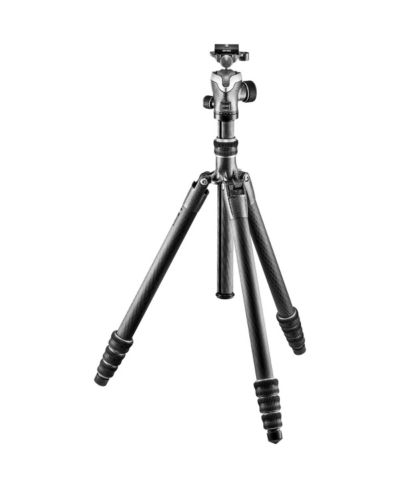 Gitzo GT2545T Traveler Series 2 Carbon Fiber Tripod with Center Ball Head GH1382QD for Cameras