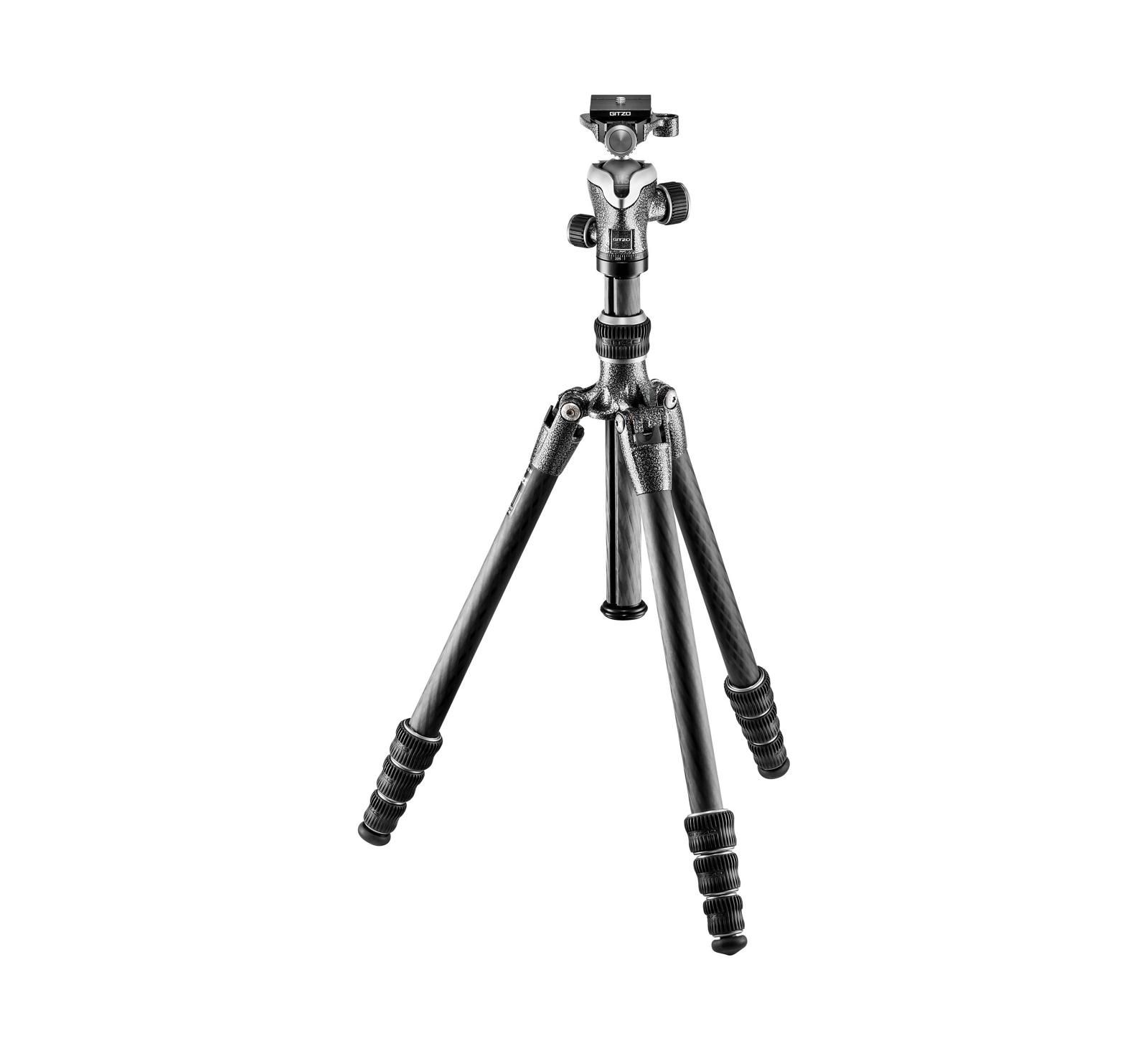 Gitzo GT0545T Traveler Series 0 4-Section Carbon Fiber Tripod with GH1382TQD Center Ball Head