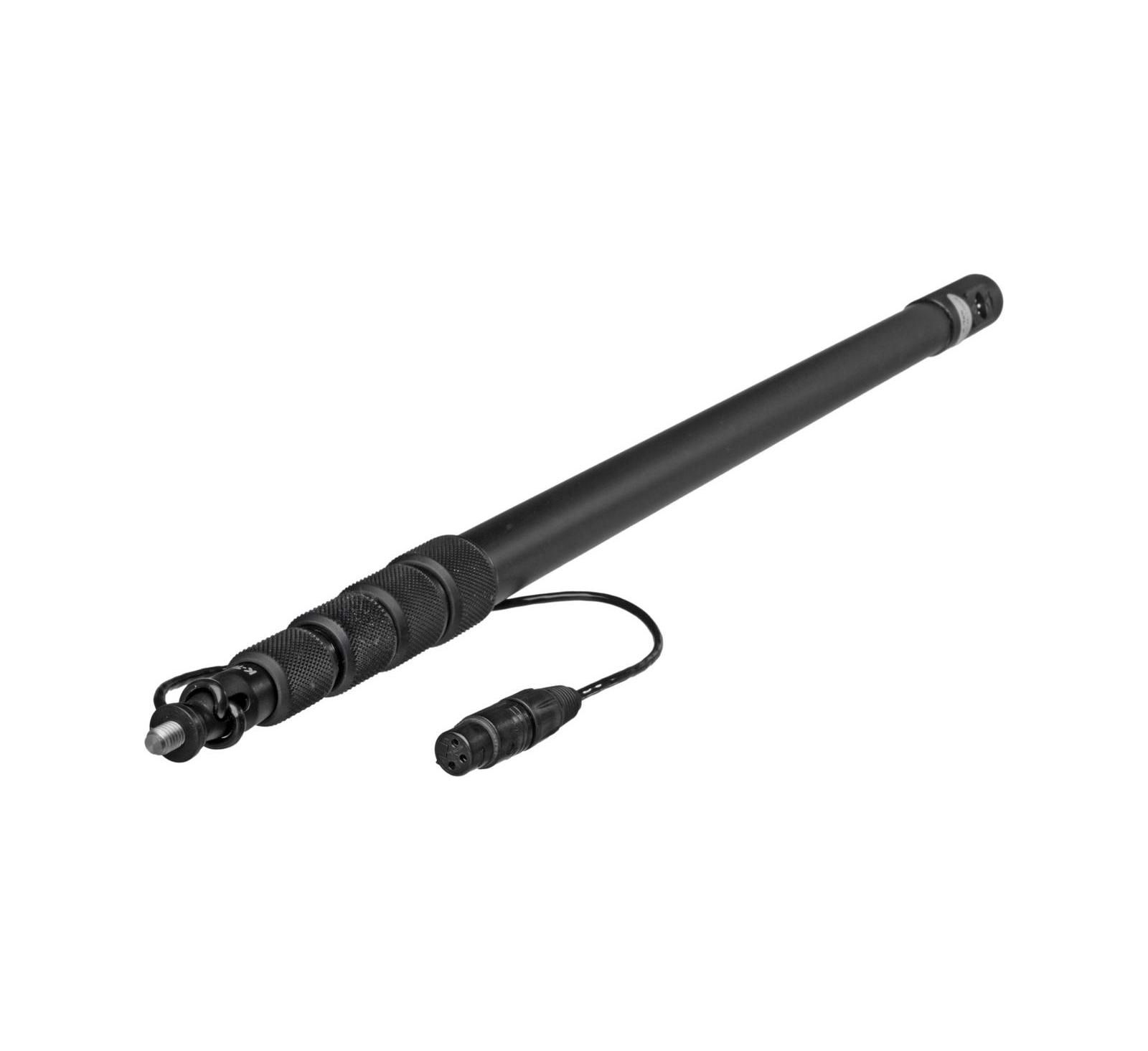 Удочка-бум K-Tek 2.7inch to 9.2inch 5-Section Aluminum Avalon Series с витым кабелем, Right Angle Fem and Male XLR, Side Exit